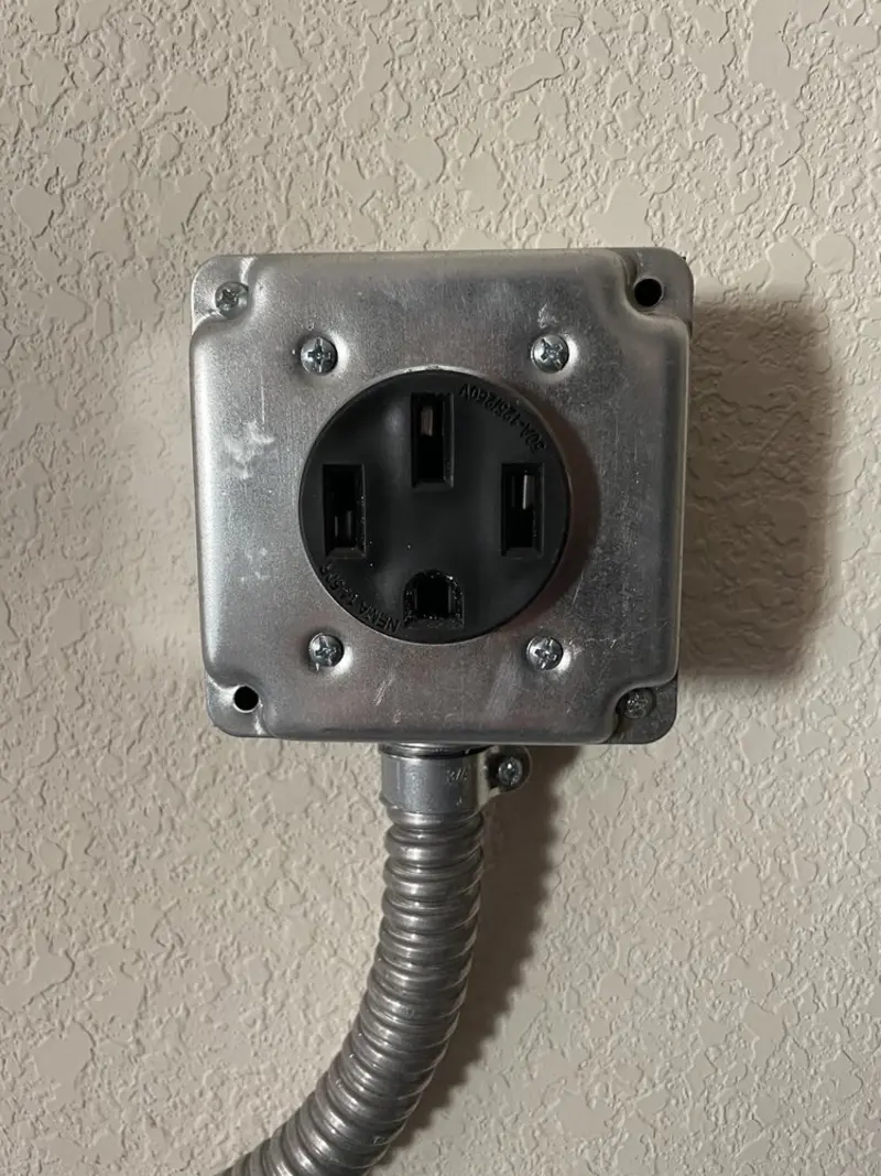 NEMA 14-50 outlet installed for Smart Home Electrical in El Cerrito